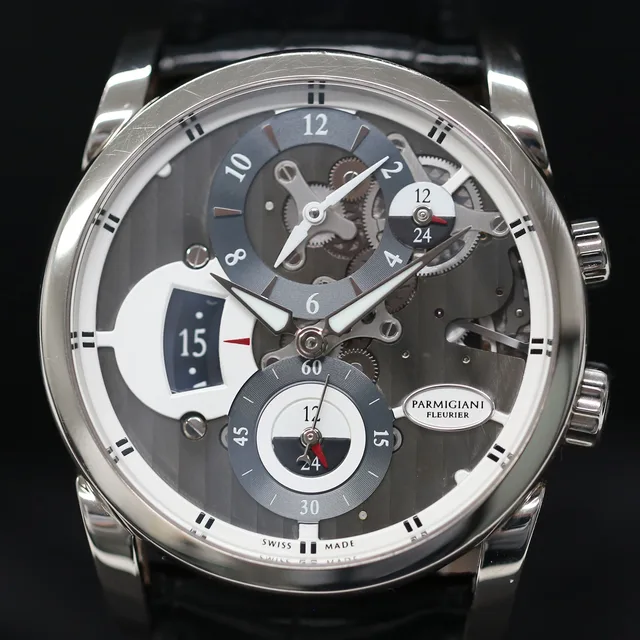 Parmigiani Fleurier Tonda Hemispheres - White Gold - Front