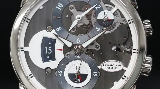 Parmigiani Fleurier Tonda Hemispheres - White Gold - Front