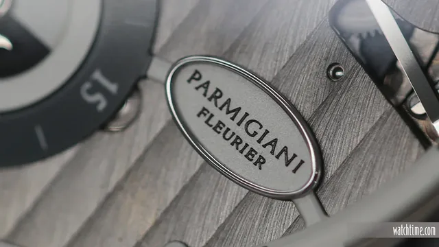 Parmigiani Fleurier Tonda Hemispheres - White Gold - Logo