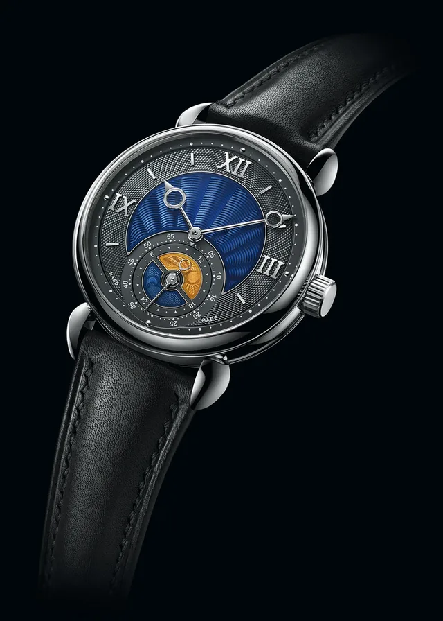 Voutilainen made this enamel-dial version of the GMT-6 for the Only Watch auction in 2015.