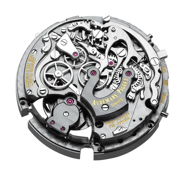 Audemars Piguet: rear of the Caliber 2937, powering the Royal Oak Concept Supersonnerie