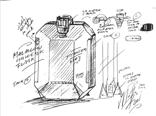 Urwerk X Macallan Flask - Sketch