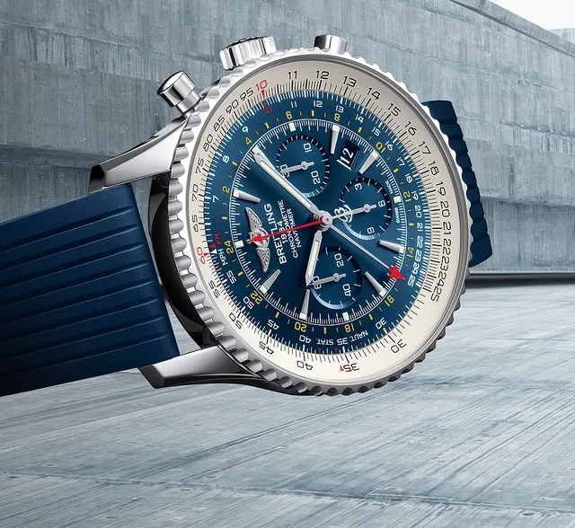 Breitling Navitimer GMT Aurora Blue
