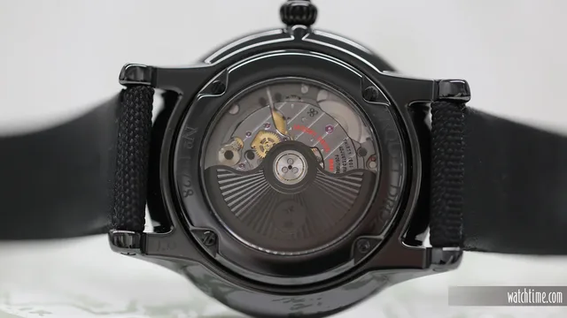 Jaquet Droz Grande Seconde Power Reserve Black Ceramic Clous de Paris - Back