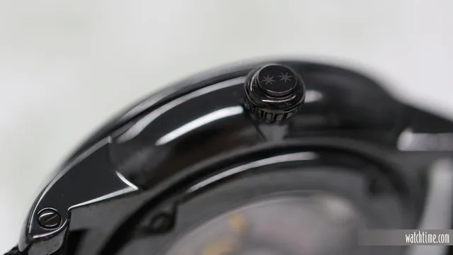 Jaquet Droz Grande Seconde Power Reserve Black Ceramic Clous de Paris - caseband