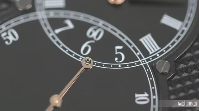 Jaquet Droz Grande Seconde Power Reserve Black Ceramic Clous de Paris - Subdials
