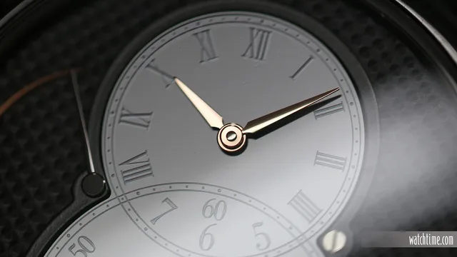 Jaquet Droz Grande Seconde Power Reserve Black Ceramic Clous de Paris - Top Subdial