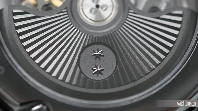 Jaquet Droz Grande Seconde Power Reserve Black Ceramic Clous de Paris - Movement - Rotor