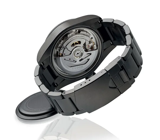 Tudor Heritage Black Bay Dark - back open