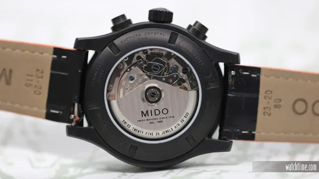 Mido Multifort Chrono - Orange - Back