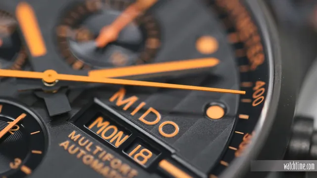 Mido Multifort Chrono Orange - Chrono Hand