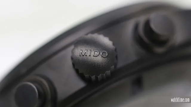 Mido Multifort Chrono Orange - Crown