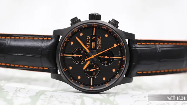 Mido Multifort Chrono Orange - Front