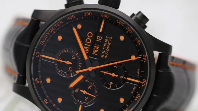 Mido Multifort Chrono Orange - Front