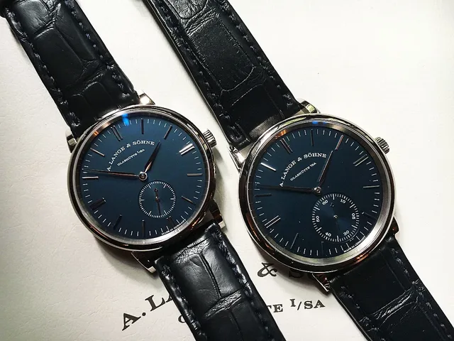 ALS Blue Dial Saxonia watches