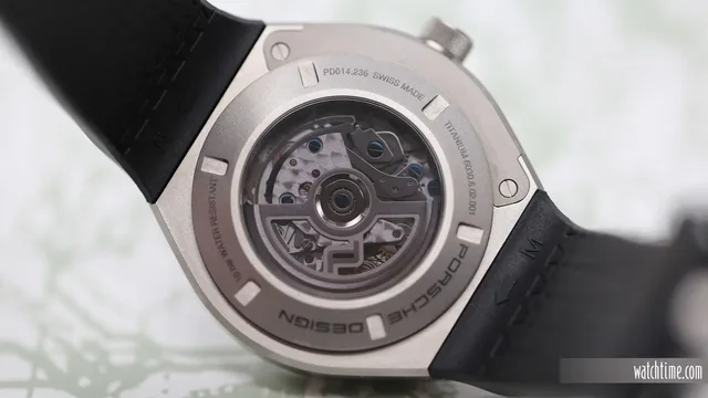 Porsche Design Monobloc_Actuator Chronograph - Black Dial - Rubber - Caseback