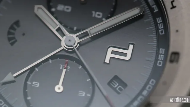 Porsche Design Monobloc_Actuator Chronograph - Black Dial - Rubber - Dial CU