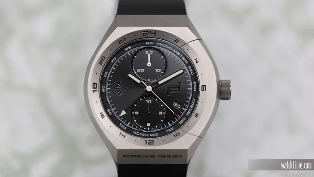 Porsche Design Monobloc_Actuator Chronograph - Black Dial - Rubber_- Front