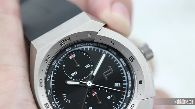 Porsche Design Monobloc_Actuator Chronograph - Black Dial - Rubber- Pusher Activated