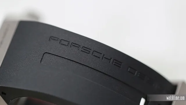 Porsche Design Monobloc_Actuator Chronograph - Black Dial - Rubber - Strap