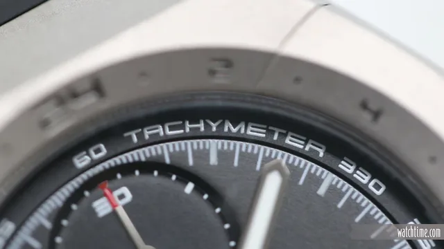 Porsche Design Monobloc_Actuator Chronograph - Black Dial - Rubber- Tachymeter