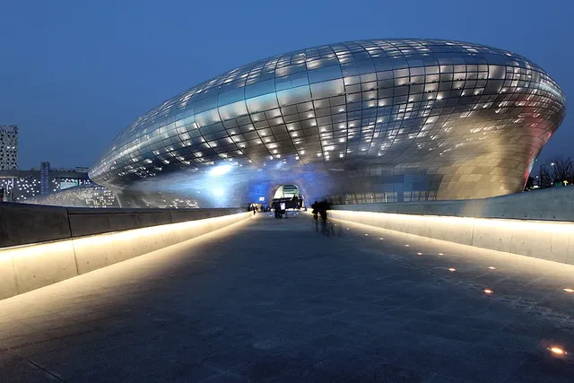 Dongdaemun Design Plaza in Seoul, South Korea