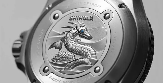 Shinola Lake Erie Monster - Caseback