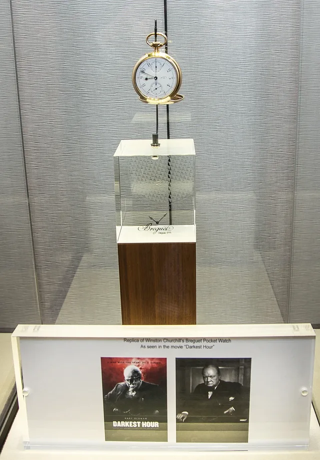 A replica of Churchill's Breguet watch
