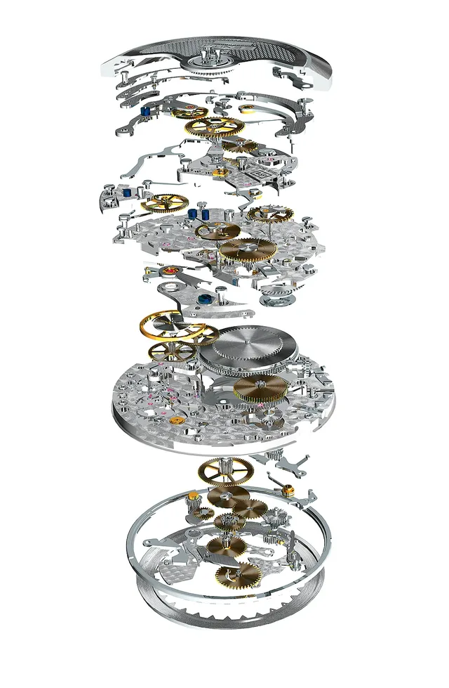 Zenith El Primero - exploded