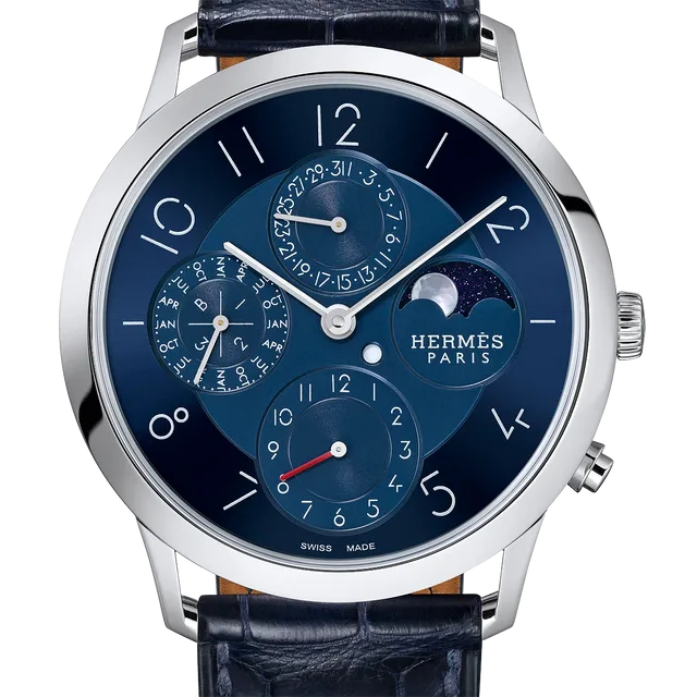 Hermes Slim d'Hermes Quantieme Perpetuel - Platinum