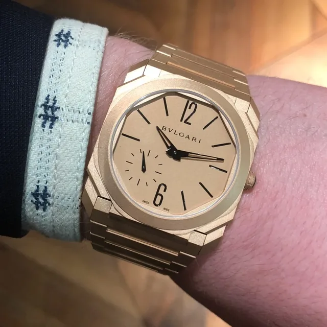 The Bulgari Octa Automatic in rose gold