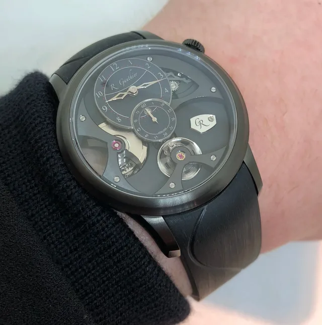 The Romain Gauthier Insight Micro-Rotor in titanium