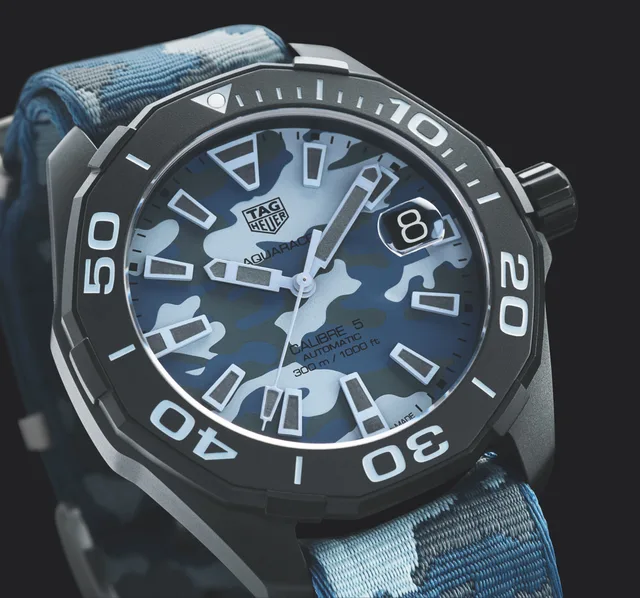 Tag Heuer Aquaracer Calibre 5 Blue Camo