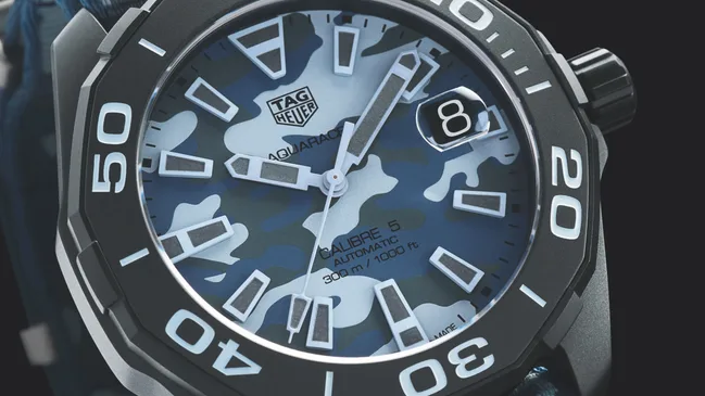 Tag Heuer Aquaracer Calibre 5 Blue Camo