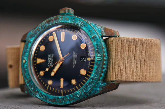 At its peak, Shapleigh's Oris Carl Brashear became so heavily covered in copper carbonate that you almost couldn't see any of its natural bronze case.
