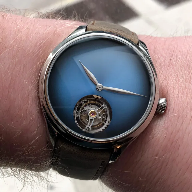H. Moser Endeavour Tourbillon Concept in steel