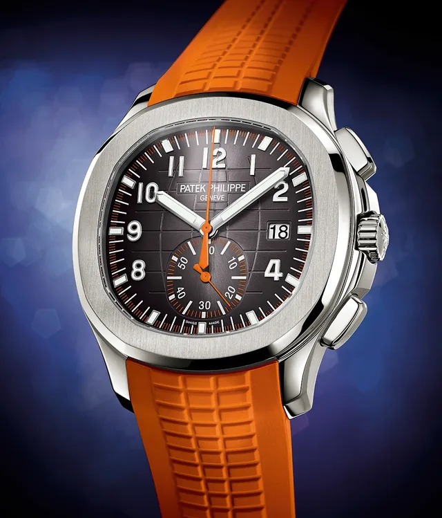 Patek Philippe Aquanaut Chronograph Ref. 5968A-001 - Orange strap