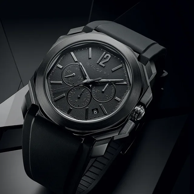 Bulgari Octo Black L'Originale Chronograph