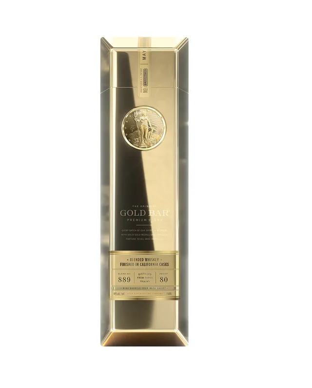 Gold Bar Whiskey bottle