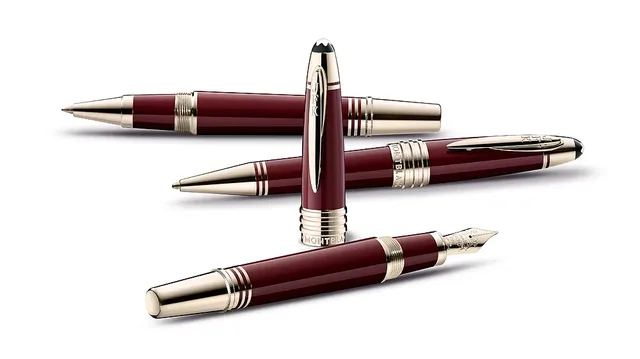 Montblanc JFK Edition - Burgundy pen collection