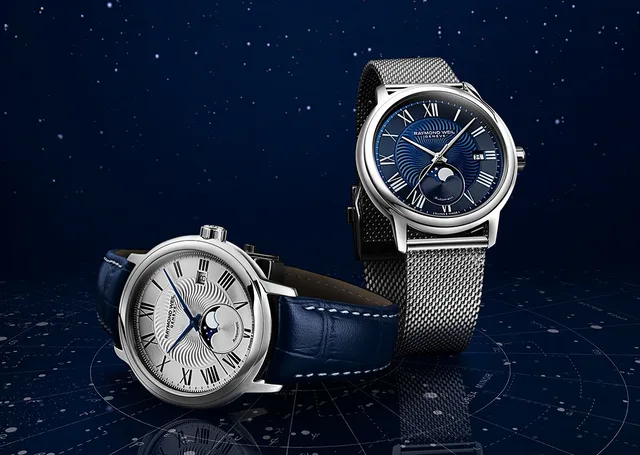 Raymond Weil Maestro Moon Phase - pair