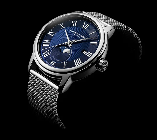 Raymond Weil Maestro Moon Phase - side