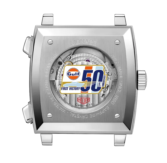 TAG Heuer Monaco Gulf 50th Anniversary - back