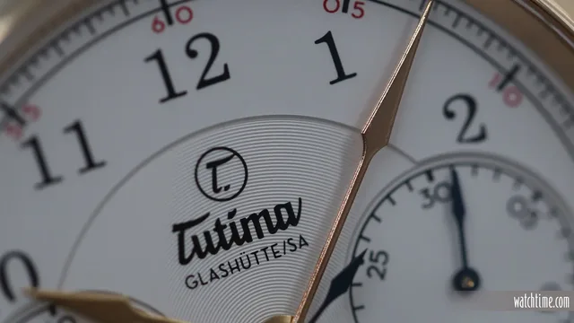 Tutima Tempostopp Chronograph -  Dial - logo
