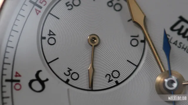 Tutima Tempostopp Chronograph -  Dial - subdial