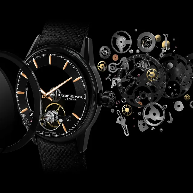 Raymond Weil Freelancer Skeleton -caliber exploded