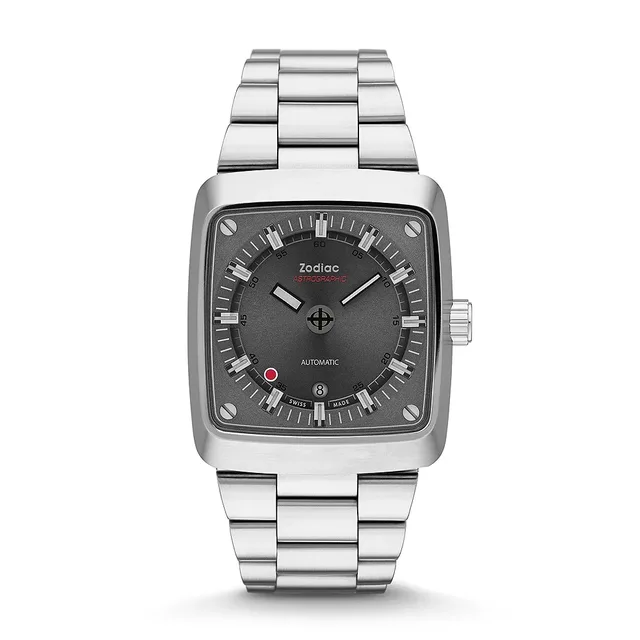Zodiac Astrographic - black dial - bracelet