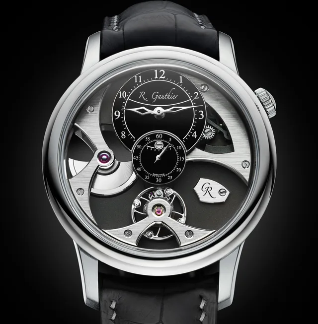 1 Romain_Gauthier_Insight_Micro-Rotor_Natural_Titanium_3_black_enamel_dial_leather_strap