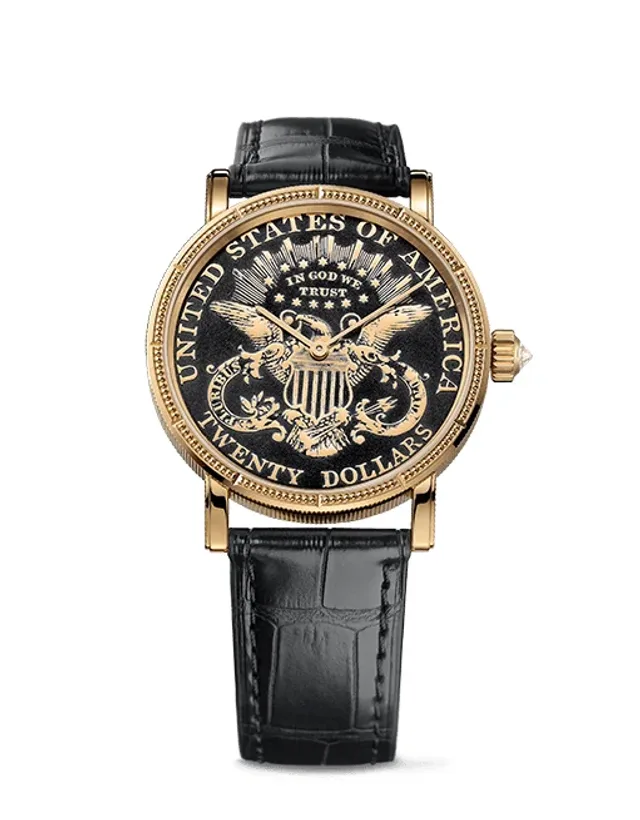 Corum Coin Watch - black dial