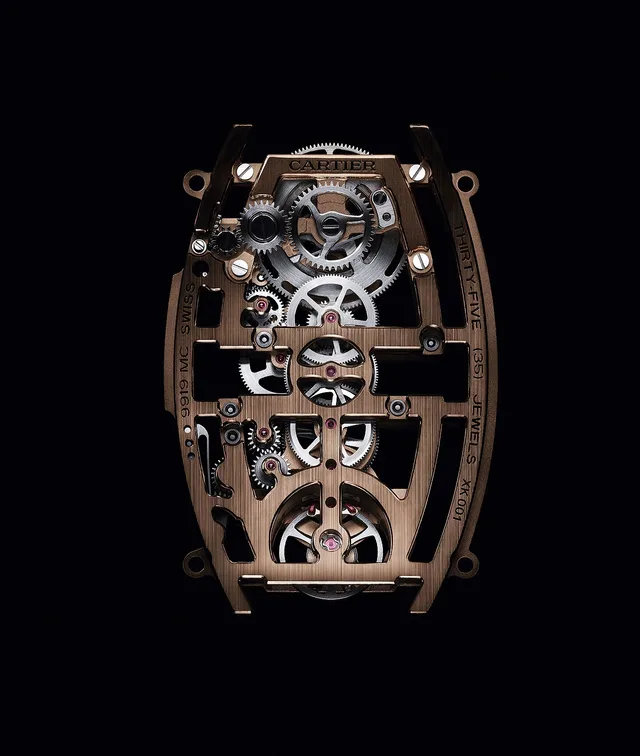 Cartier Privé Skeleton - RG - back